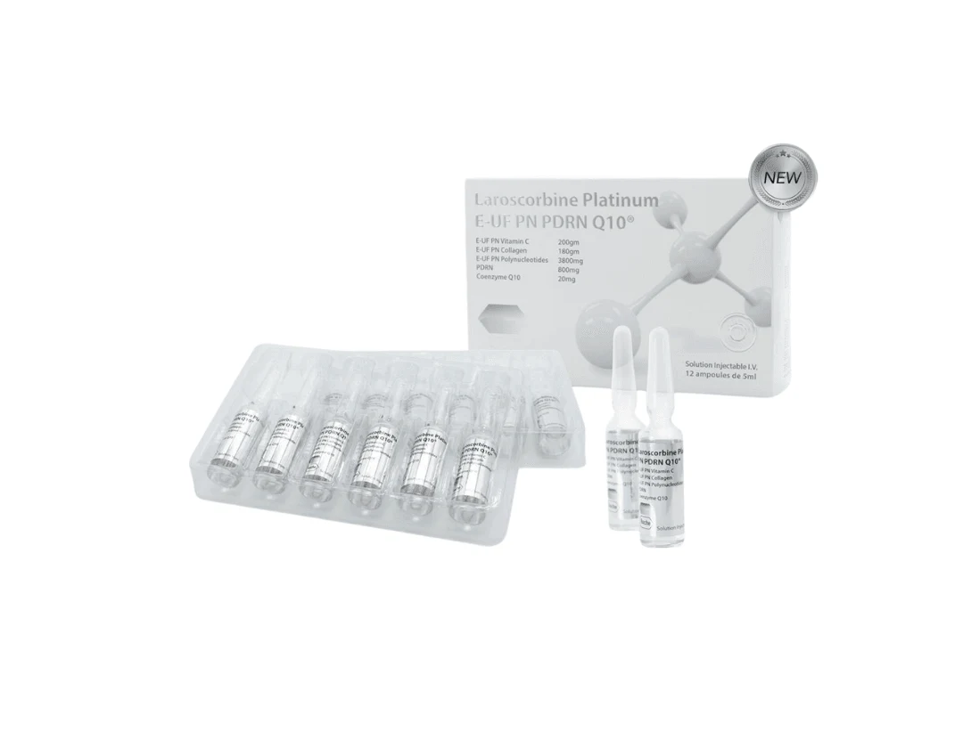 Laroscorbine Platinum E UF PN Vitamin C 200g & Collagen 180g Skin Whitening Glutathione Injection